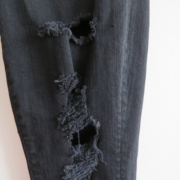 MOTHER Looker Ankle Fray Jeans in Guilty as Sin - Size 24 - Picture 5 of 15